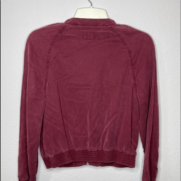 American Eagle Outfitters Jacket Burgundy - Picture 5 of 8